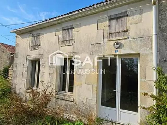Aujac 17770 Achat / Vente maison 3 pièces t3