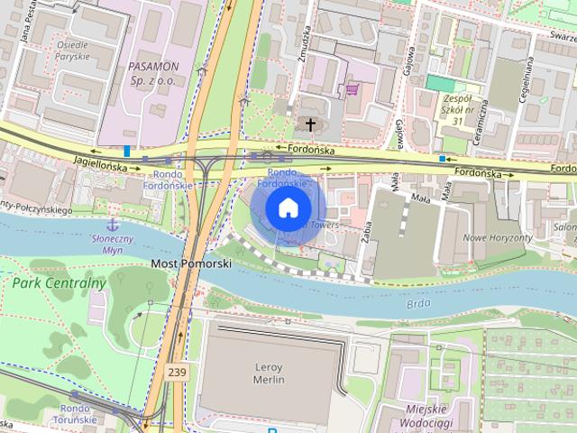 Aura Towers / Apartament 40m2 / 13 piętro