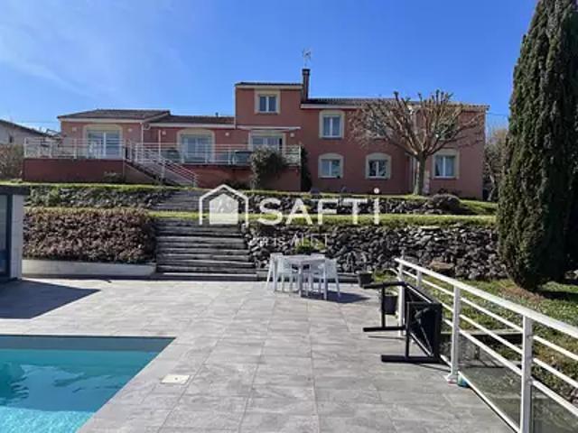 Aureville 31320 Achat / Vente maison 8 pièces t8 piscine terrasse