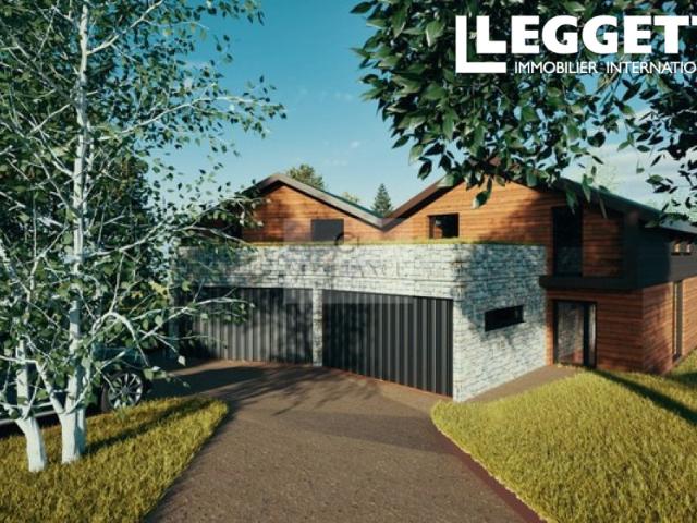 AURON Chalet neuf 163m², prestations haut de gamme. 6 pièces, 4 chambres, 3 SdE, 3 wc's, 2 garages, 1 pkg ext
