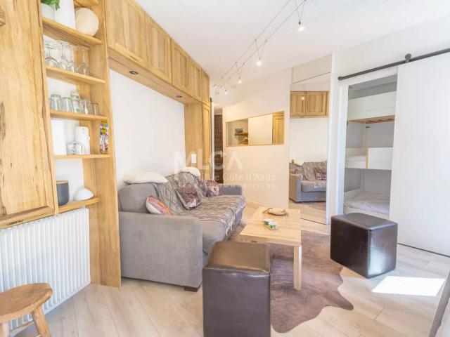 Auron Studio Cabine Et Terrasse Centre Station 22m² Auron Saint Etienne de Tinée