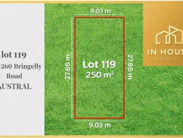 AUSTRAL LAND Premium 250 m² Block in South West Sydney's Boom Area | Close to Transport | REGISTRATION MID 2026