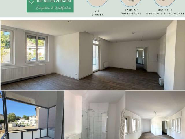 Aus Geschichte wird Zuhause – moderne Wohnung mit großem Balkon – Wohnung 3