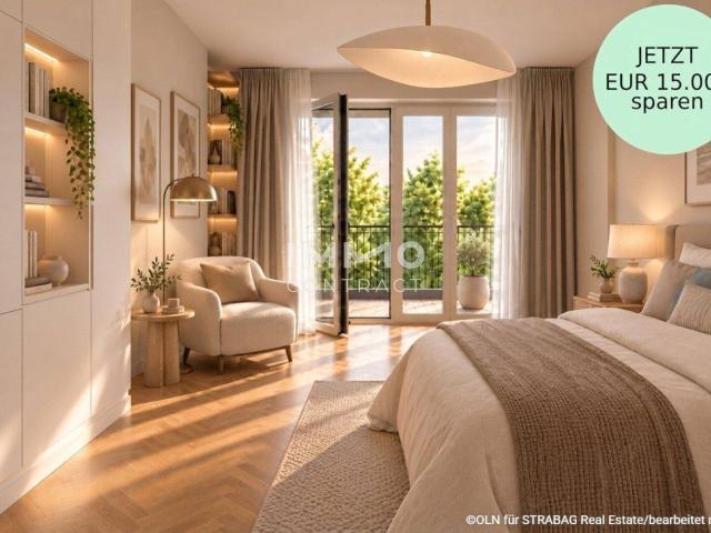 Ausblick wohin das Auge reicht & großzügige Freifläche: Neubau Erstbezug in Erlaa