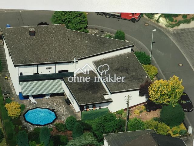 Ausgefallenes 2 Fam. Architektenhaus mit Pool,Energieausw. D, Runkel OT,provisionsfrei zu verkaufen