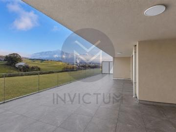 Ausgezeichnetes Attikageschoss 5' von Bulle – Terrasse 67 m² & Panorama Blick