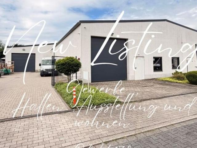 Ausnahmeobjekt in Genend! 2 Hallen, Außenplatz, Ausstellungsfläche, wohnen im Energiewunder!