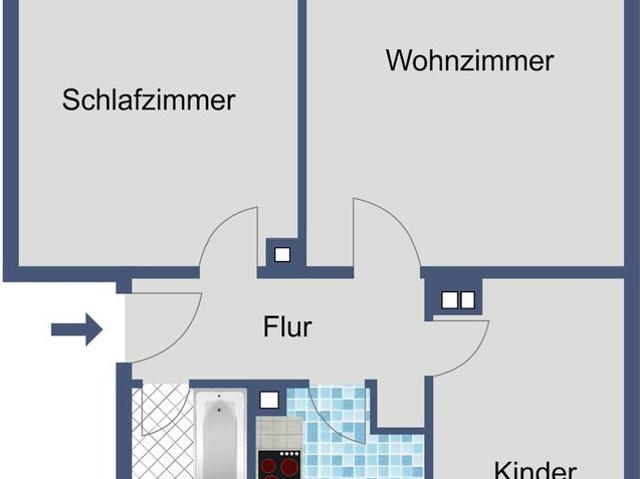 Ausreichend Platz zum Entfalten!