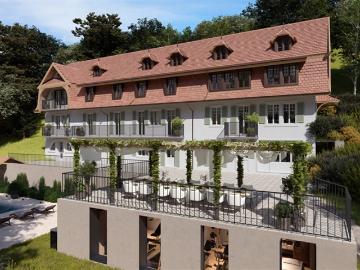 Aussergewöhnliche Villa mit Panoramablick auf den Genfersee