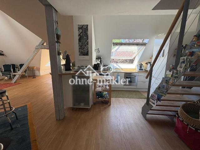 Außergewöhnliche DG /Maisonettewohnung im Zooviertel – Großzügiges Wohnen, Blick in die Eilenriede