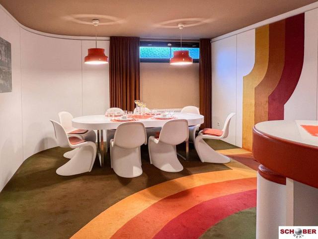 Außergewöhnliche Designikone der 70er Interieur von Arch. Max Agnese
