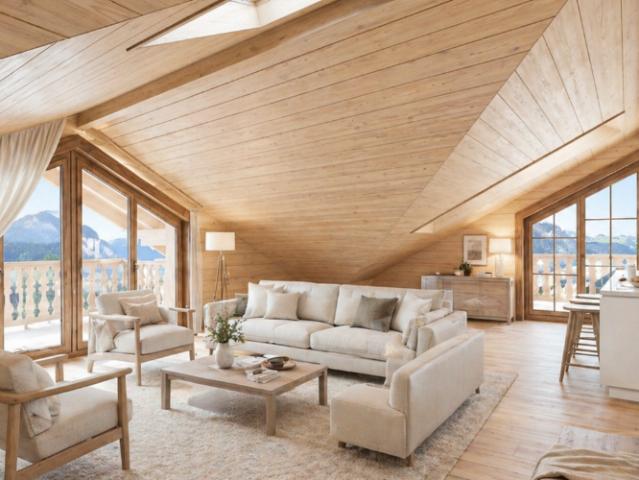 Aussergewöhnliche Duplex Wohnung auf dem Gipfel: Panoramablick Lot9