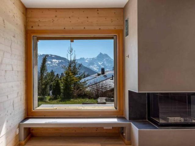 Außergewöhnliches Chalet mit Panoramablick auf die Dents du Midi