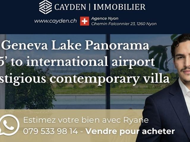 Außergewöhnliches Anwesen mit Panoramablick über den Genfersee