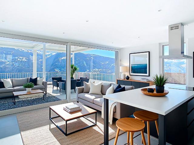 Neue Exklusive Penthouse Wohnung zwischen Himmel und Bergen