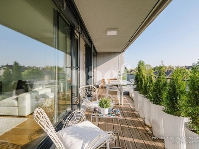 Außergewöhnliches Penthouse – 6 Zimmer im Herzen des Ökobezirks Vergers