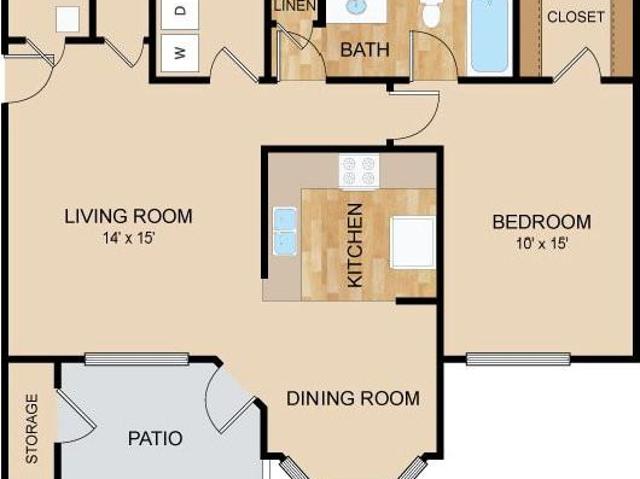 Autumn Grove Apartments 1 Bedroom Apartment for Rent at 5380 S 156th St, Omaha, NE 68135
