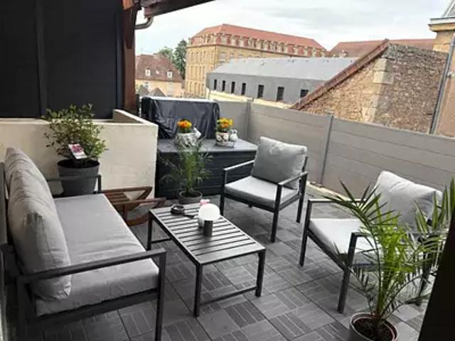 Autun 71400 Achat / Vente appartement 4 pièces t4 au dernier étage terrasse