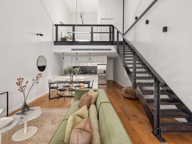 Authentic warehouse scale & industrial heritage in 'The Riley'