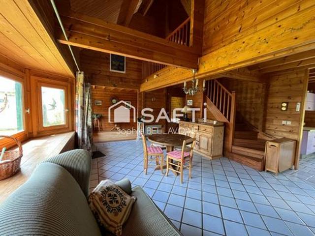 Authentique chalet, 5 pièces, grand terrain