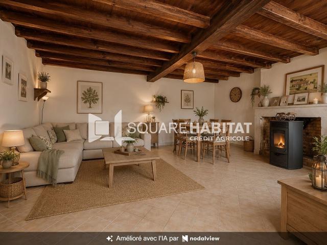 Authentique longère en pierre 109m² Brie