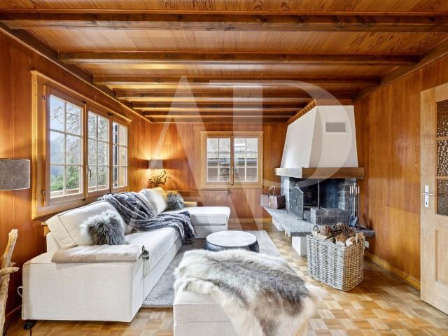 Authentisches Chalet in Champéry – 1 492 m² Grundstück