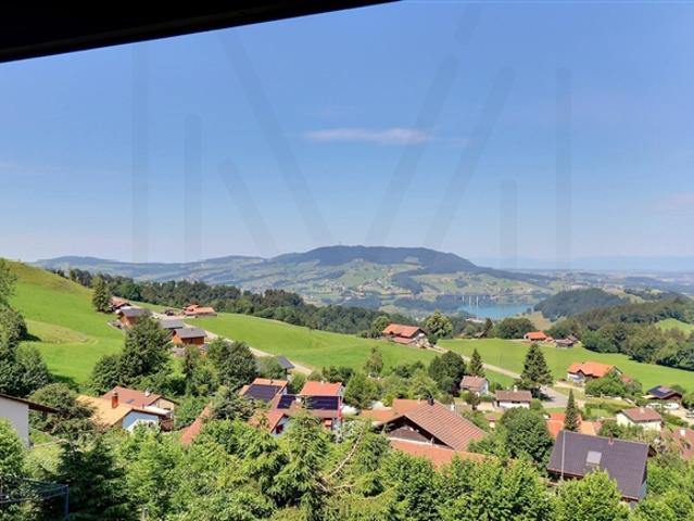 Authentisches Chalet mit atemberaubendem Blick auf den Gruyère See