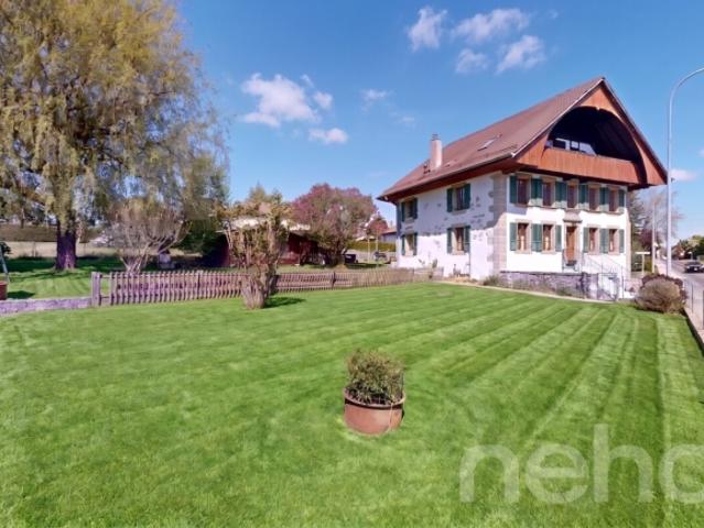 Authentizität, Charme Doppelhaus mit privatem Garten 20 Minuten von Lausanne entfernt
