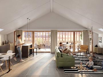 4.5 Zimmer Apartment unter dem Dach – atemberaubende Aussicht