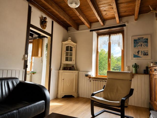 Auv 1218: Ensemble de 2 maisons, grange, au calme, 8400m2. 160m² Neuf Eglise