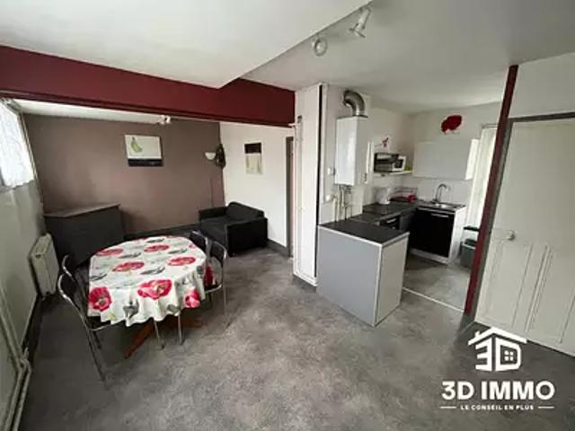 Avesnes sur Helpe 59440 Location appartement 2 pièces t2 au dernier étage