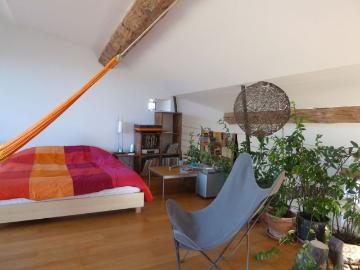 AVIGNON INTRA MUROS: Appartement d'architecte avec 2 terrasses et magnifique vue sur le Palais des Papes