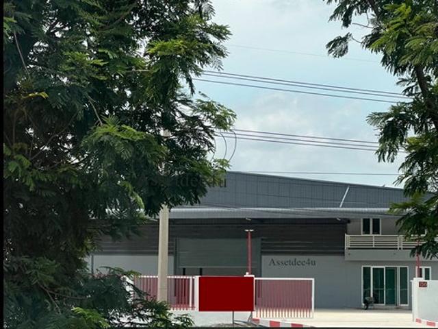 AW565 ให้เช่าที่ดิน โกดังพร้อมสำนักงาน 6 ไร่ ติดถนนบางบัวทอง สุพรรณบุรี ขาเข้ากรุงเทพฯ