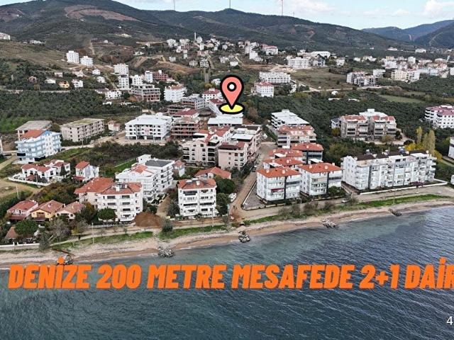 AY EMLAK'TAN DENİZE 200 METRE MESAFEDE YENİ BİNA 3.KAT 2+1 DAİRE
