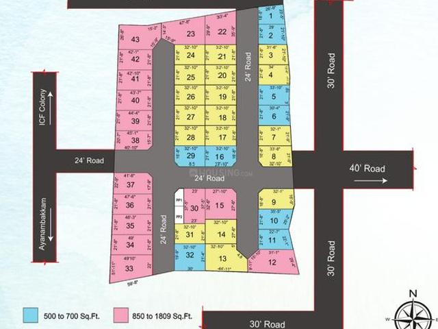 Ayanambakkam 3 BHK Apartment For Sale Chennai