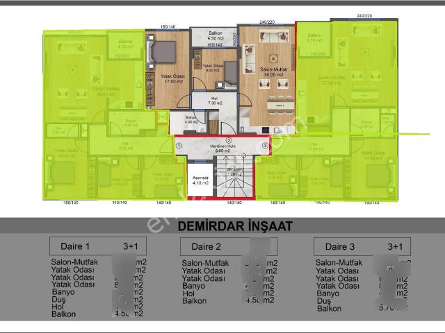 Aydın Emlak Ballıca İncüvez Mevkii 2026 Eylül Teslim 95m² 2+1