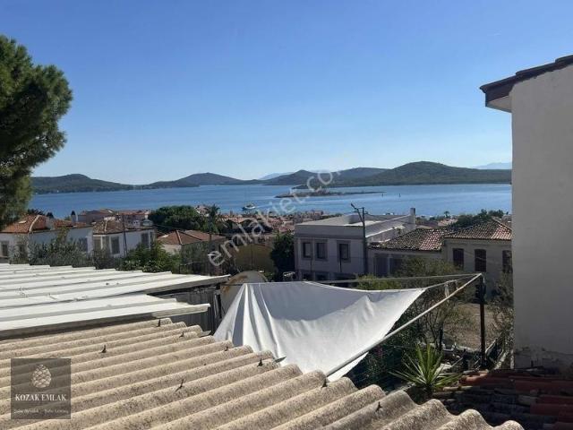 Ayvalık Cunda Adasında Deniz Manzaralı Kiralık Müstakil Ev