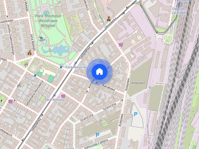 Łazarz, Małeckiego, 65 m2, od zaraz