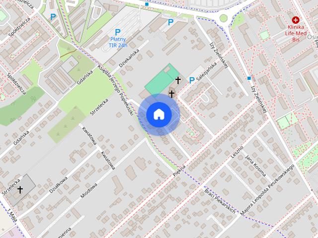 B.ładnie umeblowane 2 pokoje/balokon/parking/winda/Najem Okazjonalny