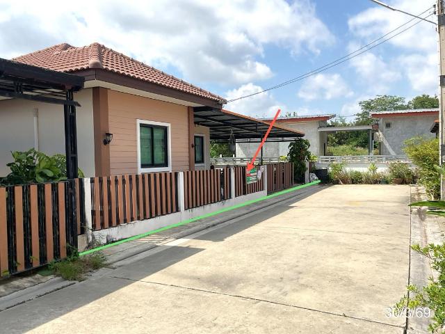 บ้านเดี่ยว 46.2 ตร.วา เบญล่าโฮม นิคมพัฒนา ระยอง 2.4M