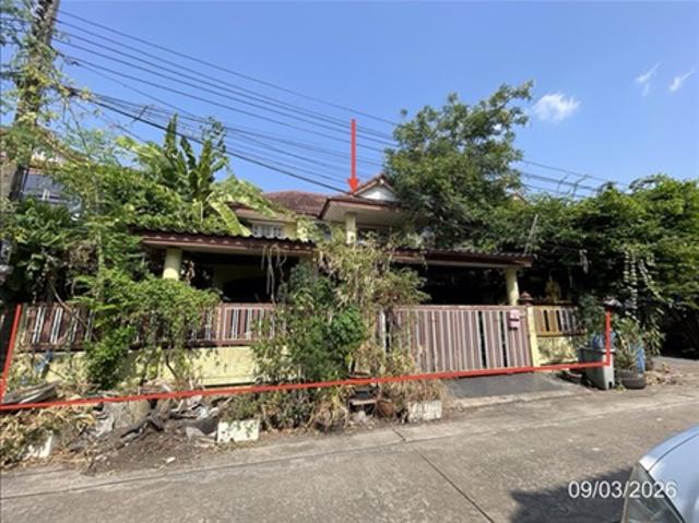 บ้านเดี่ยว 50 ตร.วา ประภาวรรณโฮม ร่มเกล้า 1 เขตมีนบุรี กรุงเทพมหานคร 3.3M