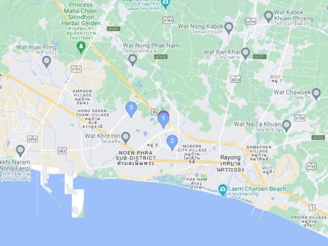 บ้านเดี่ยว 51 ตร.วา เพ็ชรรัตน์ 1 อำเภอเมืองระยอง จังหวัดระยอง 2.3M