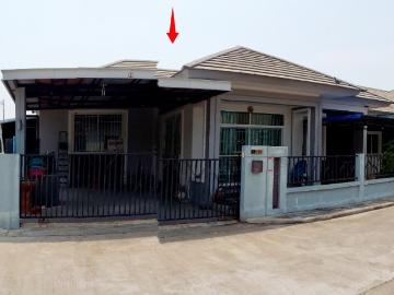 บ้านเดี่ยว 56.7 ตร.วา หมู่บ้านภักดี อำเภอพยัคฆภูมิพิสัย จังหวัดมหาสารคาม 2.4M