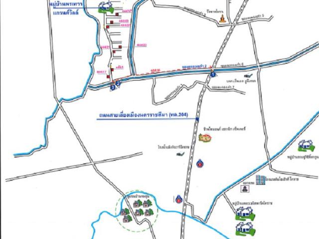 บ้านเดี่ยว 83 ตร.วา พรเทวา แกรนด์วิลล์ อำเภอเมืองนครราชสีมา จังหวัดนครราชสีมา 4.8M