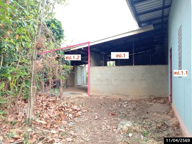 บ้านเดี่ยว 140 ตร.วา เมืองสกลนคร สกลนคร 1.1M