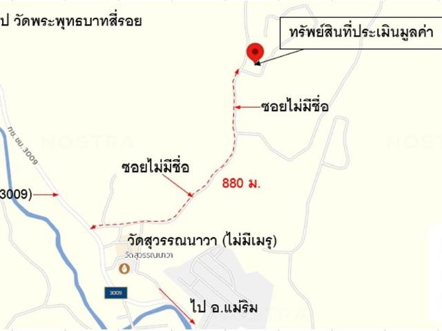 บ้านเดี่ยว 1604 ตร.วา แม่ริม เชียงใหม่ 2.2M