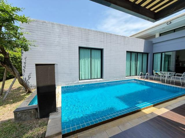 บ้านเดี่ยวให้เช่า หมู่บ้านสามมุขธานี บางแสน เดินทางสะดวก หน้าอยู่