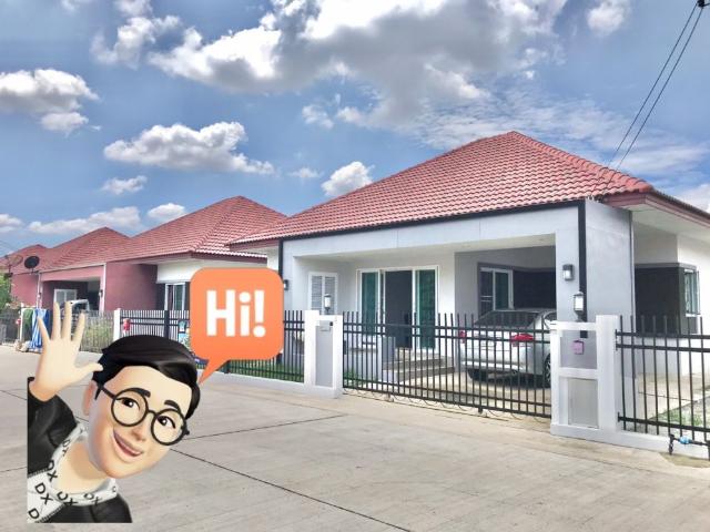 บ้านเดี่ยวเมืองนครราชสีมา มือสอง สภาพใหม่ 56.8 ตร.วา 3 นอน 2 น้ำ ต.บ้านโพธิ์ เมืองนครราชสีมา โคราช