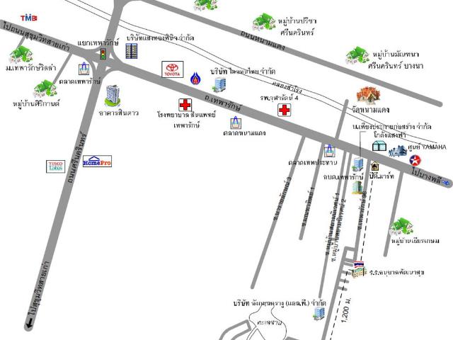 บ้านเดี่ยว 123.4 ตร.วา ล้วนพฤกษา เลควิว อำเภอเมืองสมุทรปราการ จังหวัดสมุทรปราการ 7.9M