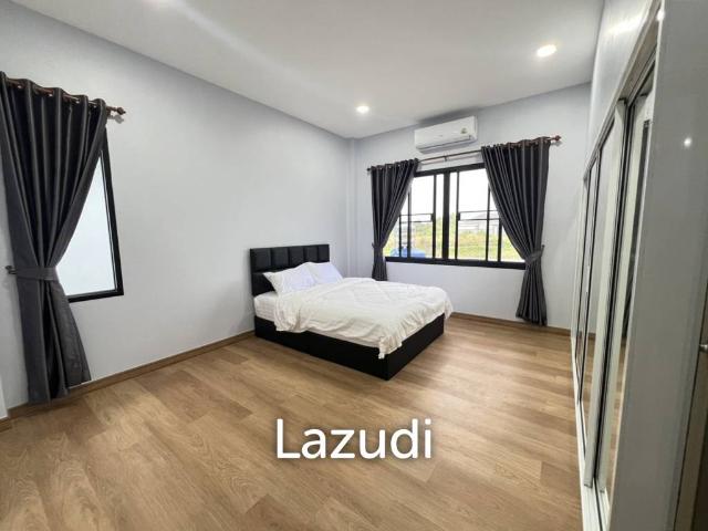 บ้านสร้างใหม่ทรงโมเดิร์นชั้นเดียว 3 ห้องนอนใกล้เมืองเชียงราย